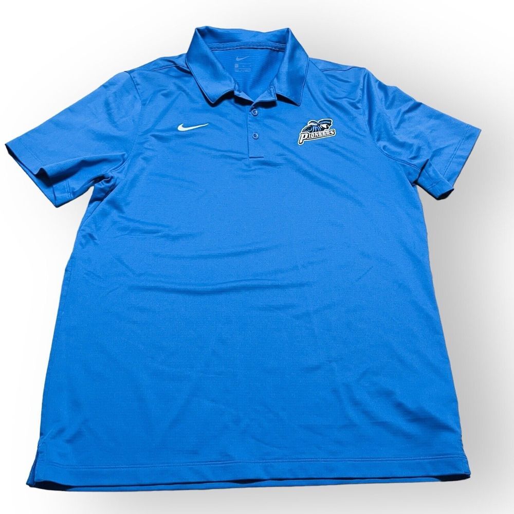 Nike Pioneers Blue Polo Shirt Size Large